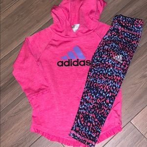Adidas toddler athletic outfit